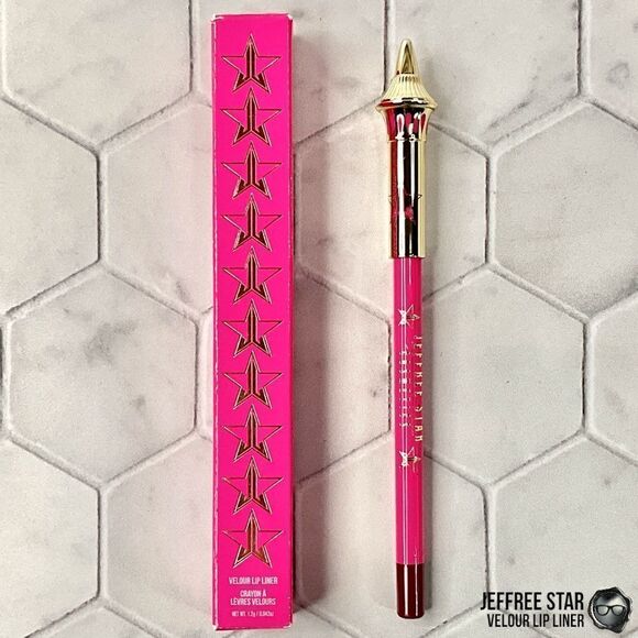 JEFFREE STAR VELOUR LIP LINER PENCIL IN ANDROGYNY DIRTY PLUM MAUVE FULL SIZE NEW - Picture 1 of 14
